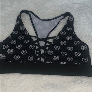 Pink Sports Bra